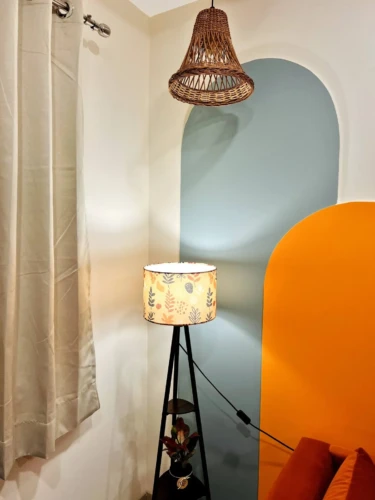 night lamp in the service apartment for corporates
