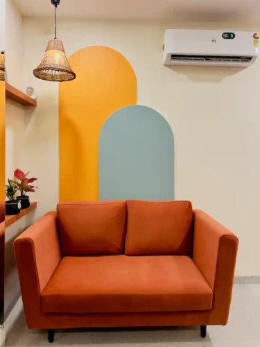 comfortable sofa of stylish stay for professionals
